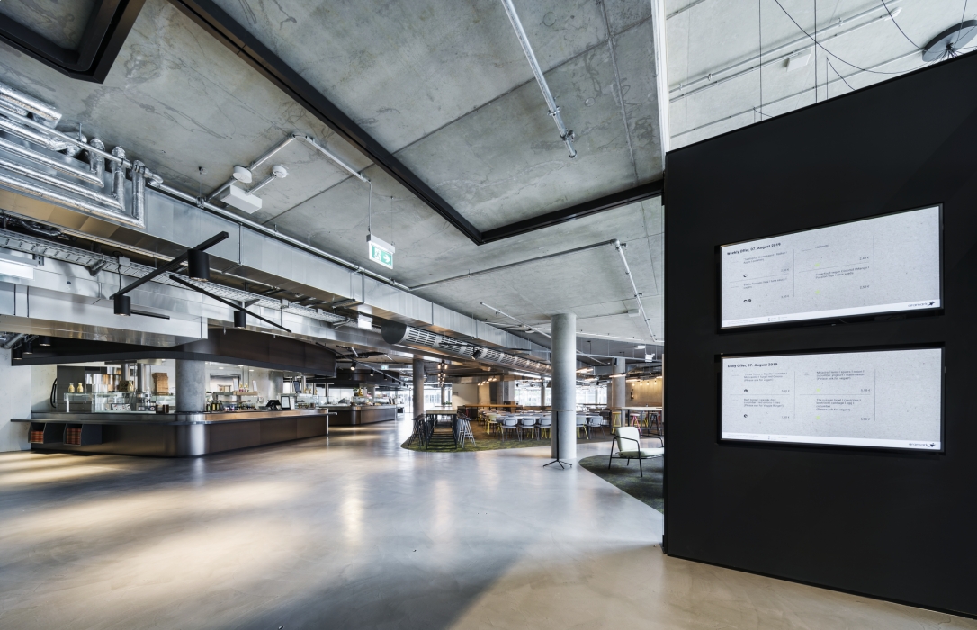 zalando Headquarter  Foodcourt Construction